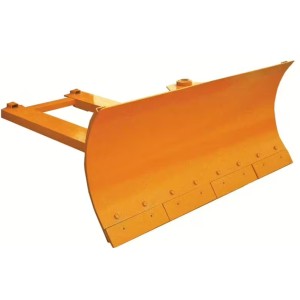 Lame chasse-neige avec racleur à ressort