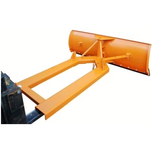 Lame chasse-neige avec racleur à ressort