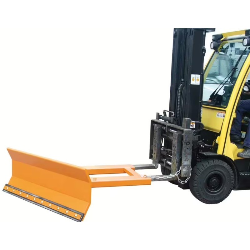 Lame chasse-neige avec bande racleuse en caoutchouc