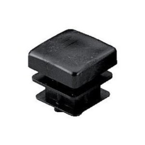 Embouts intérieurs pour tubes carrés en  polyéthylène noir