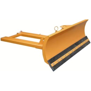 Lame chasse-neige avec bande racleuse en caoutchouc