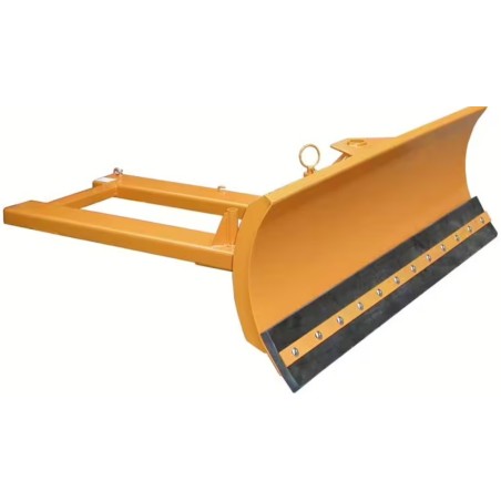 Lame chasse-neige avec bande racleuse en caoutchouc