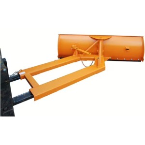 Lame chasse-neige avec bande racleuse en polyuréthane