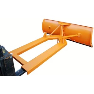 Lame chasse-neige avec bande racleuse en caoutchouc