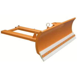 Lame chasse-neige avec bande racleuse en polyuréthane