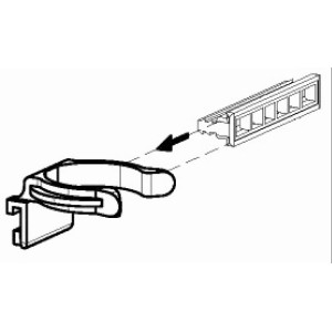 Base plastique à queue de sapin pour raccord