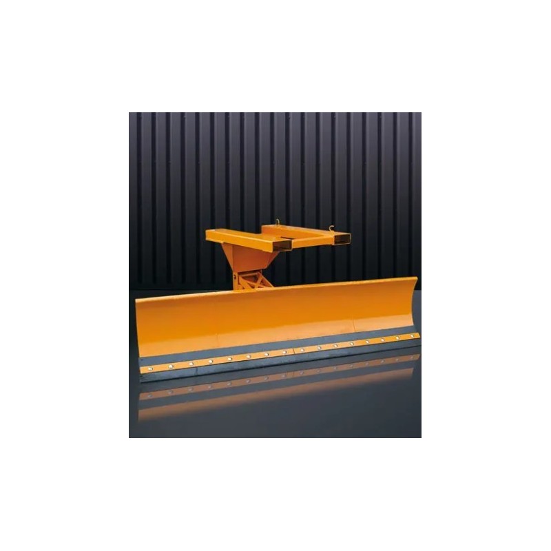 Déneigeuse pour chariot élévateur avec compensation automatique de niveau