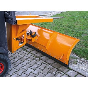 Déneigeuse pour chariot élévateur avec compensation automatique de niveau