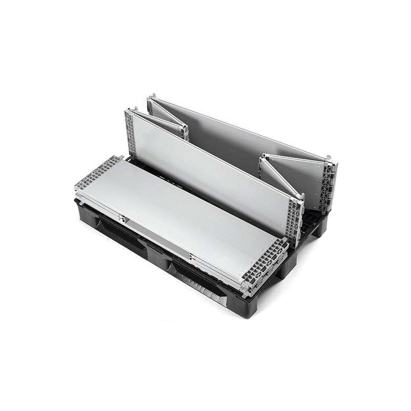 Réhausse pliable pour bac ou palette plastique