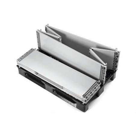 Réhausse pliable pour bac ou palette plastique