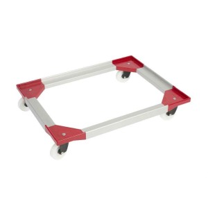 Chariot de transport pour bacs 600x400 et 600x800 mm