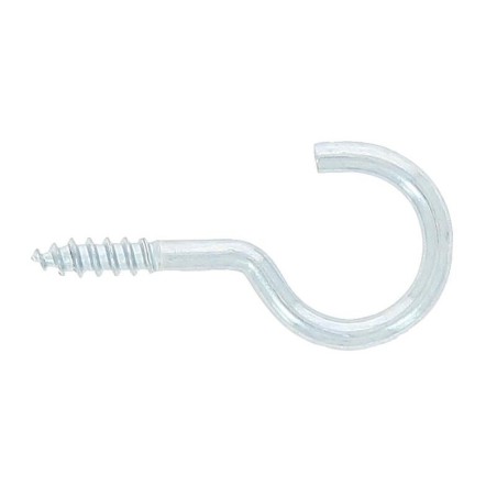 Crochets d'armoire vis à bois acier zingué