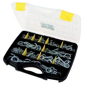 Coffret de 345 Crochets gonds et pitons