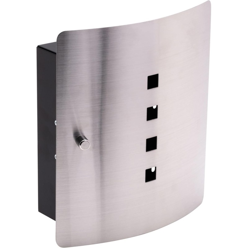 Armoire à Clés, 10 Crochets, Acier Inoxydable, Fermeture Magnétique Armoire à Clés, 10 Crochets, Acier Inoxydable, Fermeture Magnétique