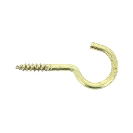 Crochets d'armoire vis à bois laiton