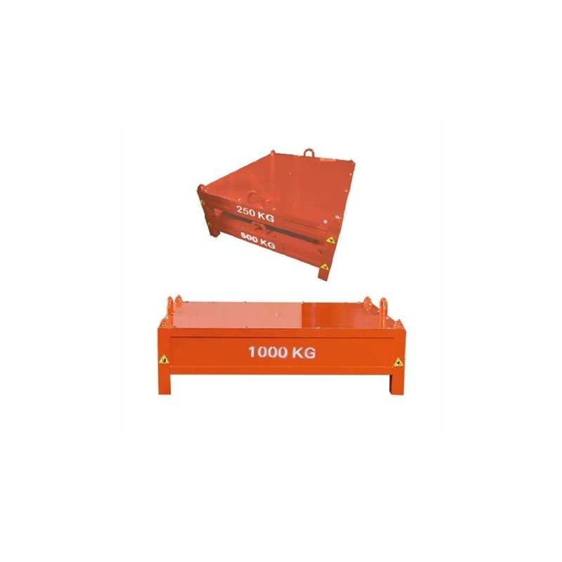 Gueuse de contrôle de 250 à 2000 kg