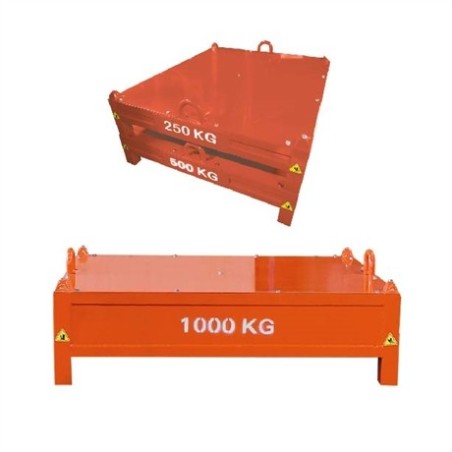 Gueuse de contrôle de 250 à 2000 kg