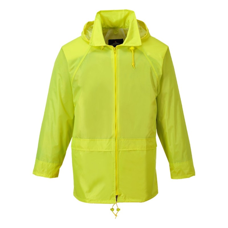 Veste de pluie Classique couleur jaune