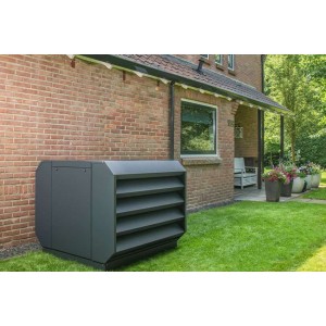 Encastrement insonorisé 1200x1250x1060mm pour pompe à chaleur