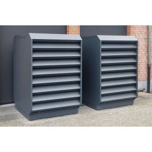 Encastrement insonorisé pour pompe à chaleur