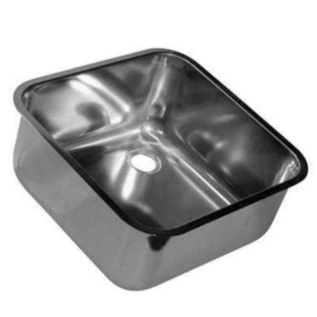 Cuve carrée inox 304 à souder sans trop-plein