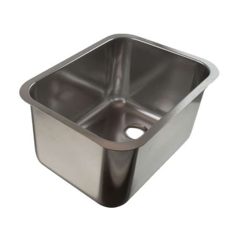 Cuve à souder 290x400x235 inox 304 évacuation centrale