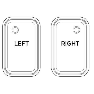 Cuve inox 304 rectangulaire droite ou gauche à souder