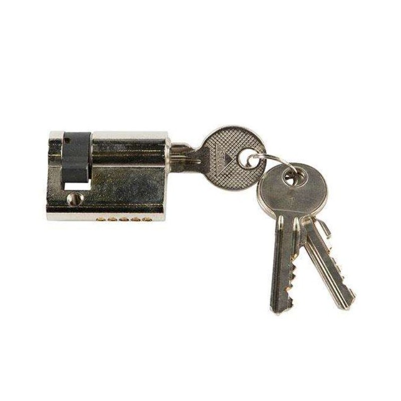 Serrure à cylindre avec 3 clés pour Euro-2000/-2001/-92