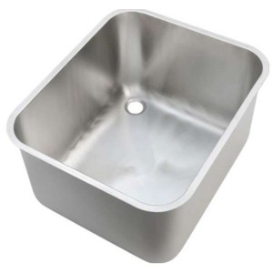 Cuve rectangulaire inox 304 recuit Scotch Brite série AB