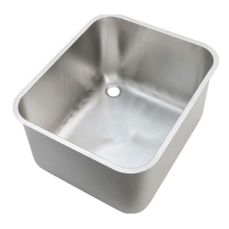 Cuve rectangulaire inox 304 recuit Scotch Brite série AB