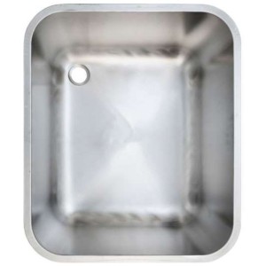 Cuve rectangulaire inox 304 recuit Scotch Brite série AB gauche