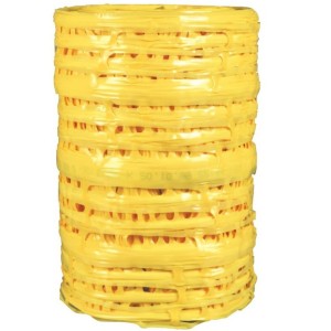 Grillage d'avertissement jaune