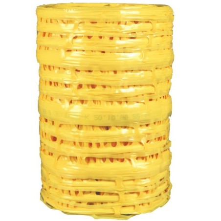 Grillage d'avertissement jaune