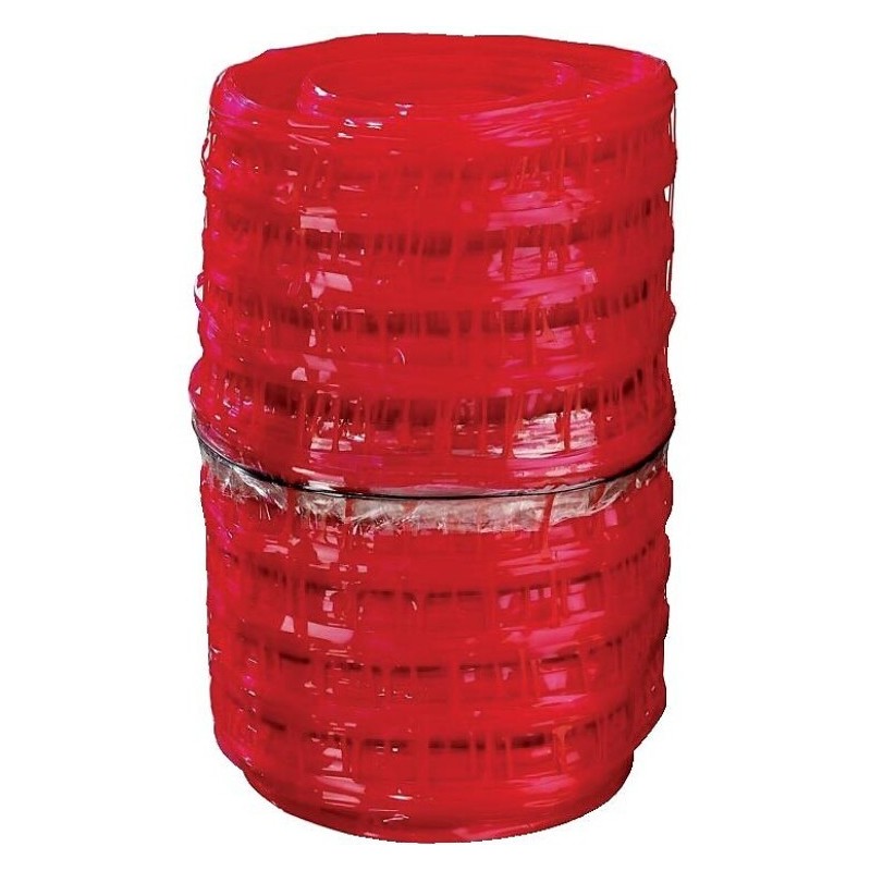 Grillage d'avertissement rouge