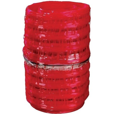 Grillage d'avertissement rouge