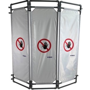 Barrière paravent brise vue gris