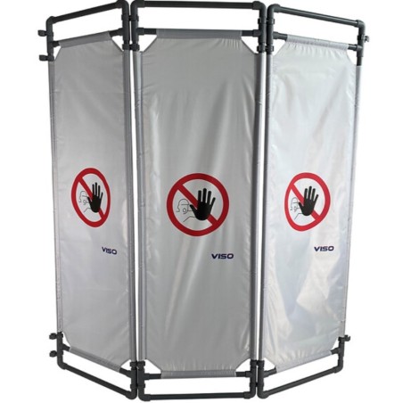 Barrière paravent brise vue gris