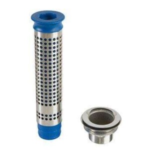 Ensemble surverse perforée avec tube et bonde crépine 1'1/2 - AISI304