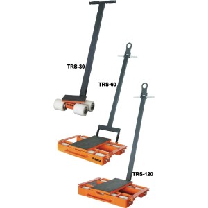 Patin rouleur directionnel équipé d’un timon 3 à 12 tonnes