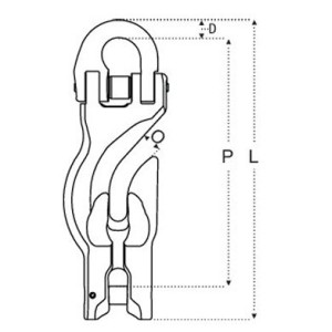 Crochet raccourcisseur avec connexion directe Grade 100