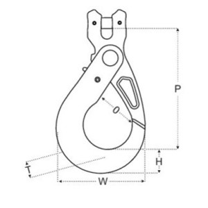 Crochet automatique à chape grade 100