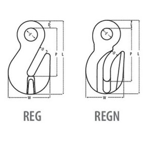 Crochet de raccourcisseur à œil Grade 100