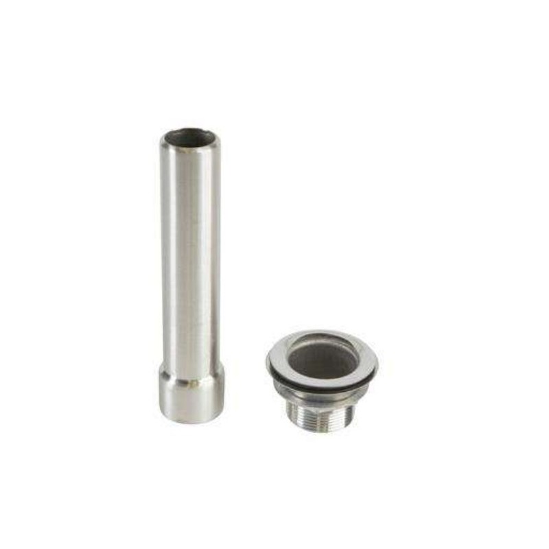 Ensemble surverse avec bonde 1'1/2 - Inox 304 hauteur 170 mm