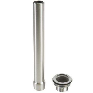 Ensemble surverse avec bonde 1'1/2 - Inox 304 hauteur 305 mm