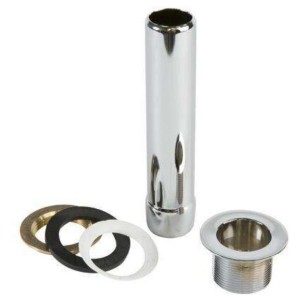 Ensemble surverse chromée avec bonde crépine hauteur 150 mm