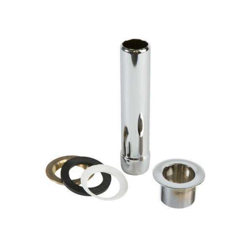 Ensemble surverse chromée avec bonde crépine hauteur 150 mm