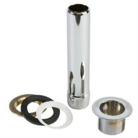 Ensemble surverse chromée avec bonde crépine hauteur 150 mm