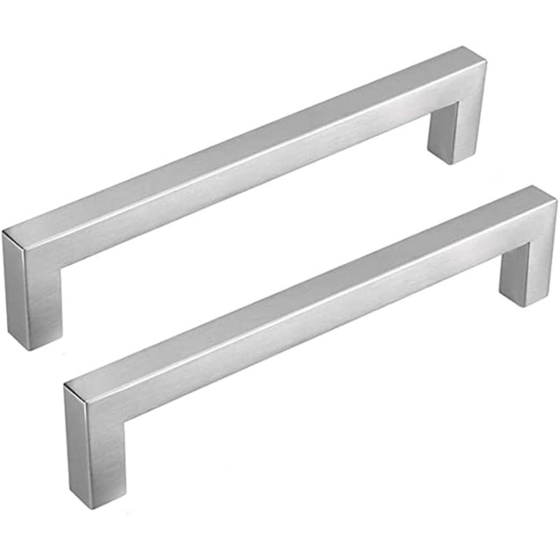 Lot de 5 Poignées Meuble Cuisine Inox Entraxe 160mm