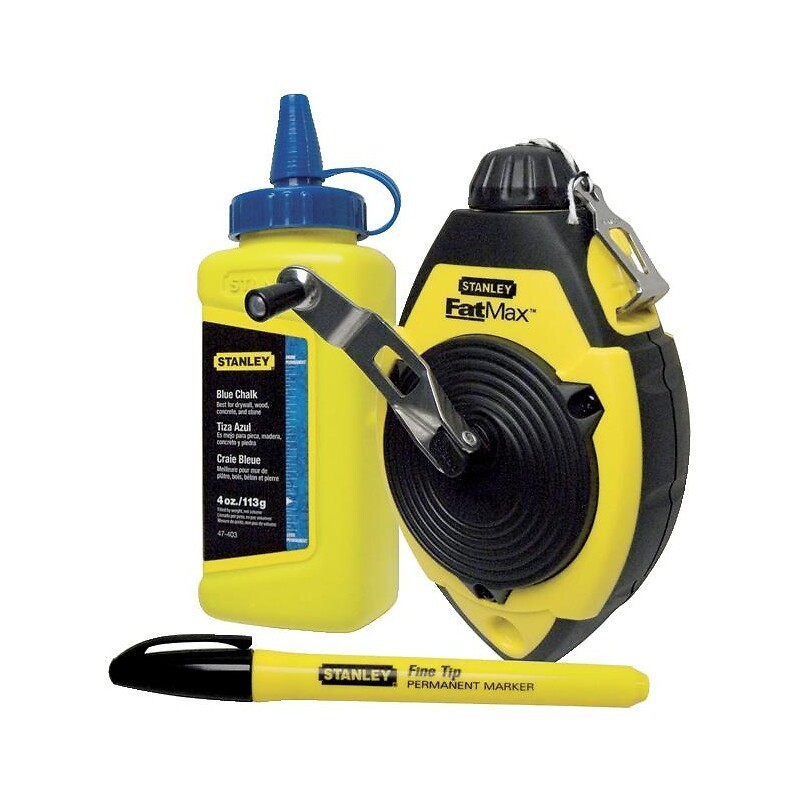 Cordeaux de traçage Fat Max - longueur 30 m - STANLEY