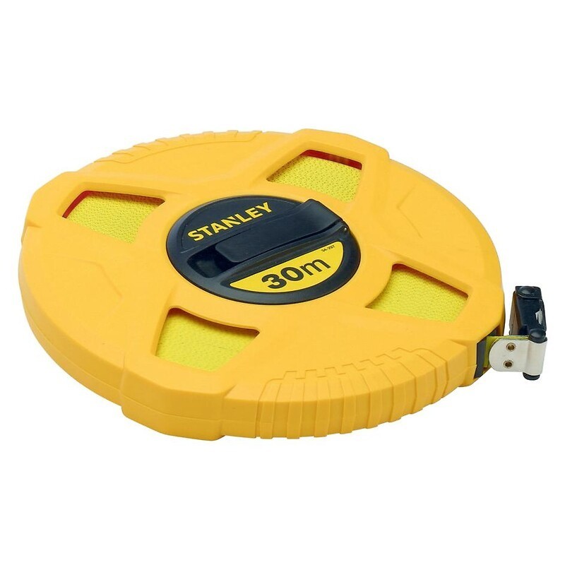 Décamètre ruban fibre de verre boîtier fermé ABS